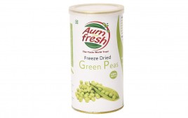 Aum Fresh Freeze Dried Green Peas   Can  50 grams